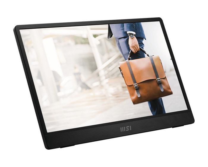 MSI Pro MP161DE E2 Écran PC portable 39,6 cm (15,6") Full HD LED 1920 x 1080 pixels Noir