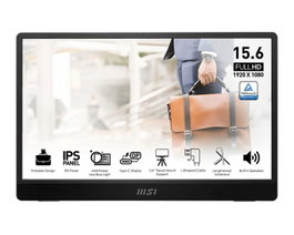 MSI Pro MP161DE E2 Écran PC portable 39,6 cm (15,6") Full HD LED 1920 x 1080 pixels Noir