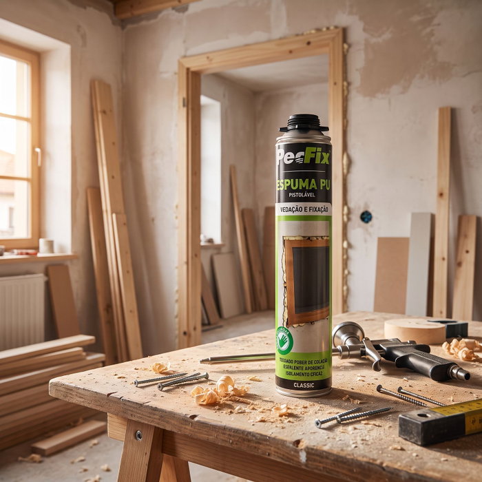 DUVER Mousse de polyuréthane pour pistolet, 750 ml, Beige