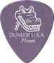 DUNLOP Pack 12 Pièces Gator Grip Médiators 0,71mm