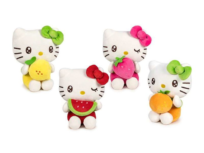 Play By Play Peluche Hello Kitty Macedonia 22 cm - Modèles assortis aléatoires