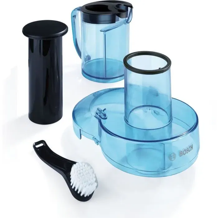 Bosch MES3500 Centrifugeuse Bleu et Argent avec Moteur Puissant 700 Watts et Cheminée Extra-Large 73 mm - Système Anti-Gouttes - Réservoir à Pulpe Amovible 2L