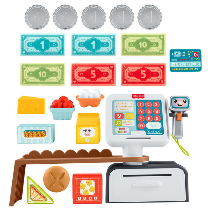 Fisher-Price Caisse Enregistrée avec Chansons, Sons et Accessoires