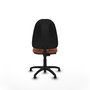 PIQUERAS Y CRESPO Chaise de bureau Algarra marron sans accoudoirs