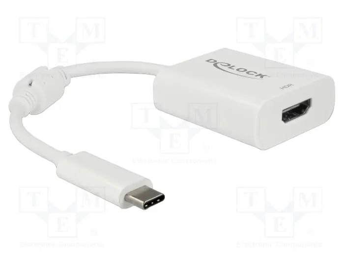 DELOCK Adaptateur USB C vers HDMI avec Ethernet, 0,1m DELOCK Adaptateur USB C vers HDMI avec Ethernet, 0,1m