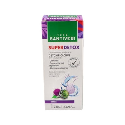 SANTIVERI SUPERDETOX jarabe 240ml SANTIVERI SUPERDETOX jarabe 240ml