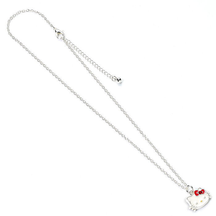 The Carat Shop Collier Hello Kitty avec pendentif en métal doré et cristaux