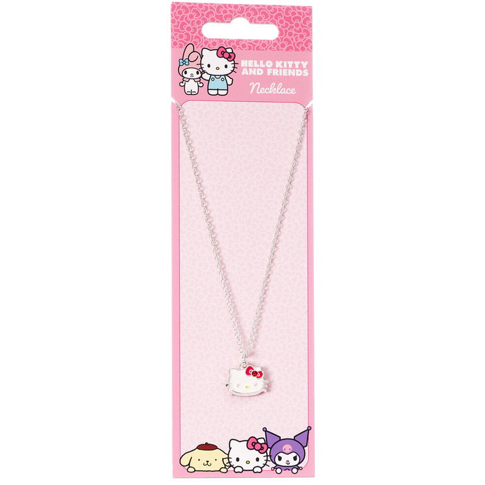 The Carat Shop Collier Hello Kitty avec pendentif en métal doré et cristaux