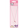 The Carat Shop Collier Hello Kitty avec pendentif en métal doré et cristaux