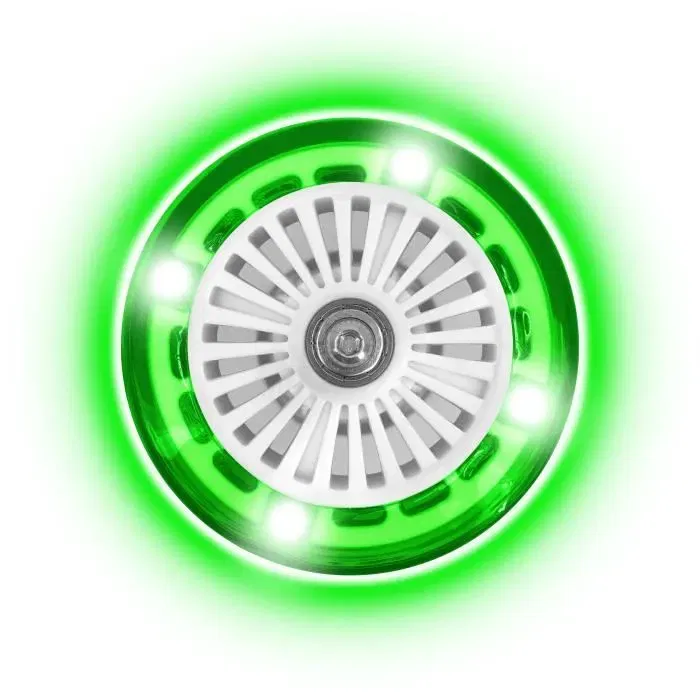 STAMP Skids Control Trottinette 3 Roues pour Enfants avec Roues Avant Lumineuses, Plateau Antidérapant et Frein Arrière