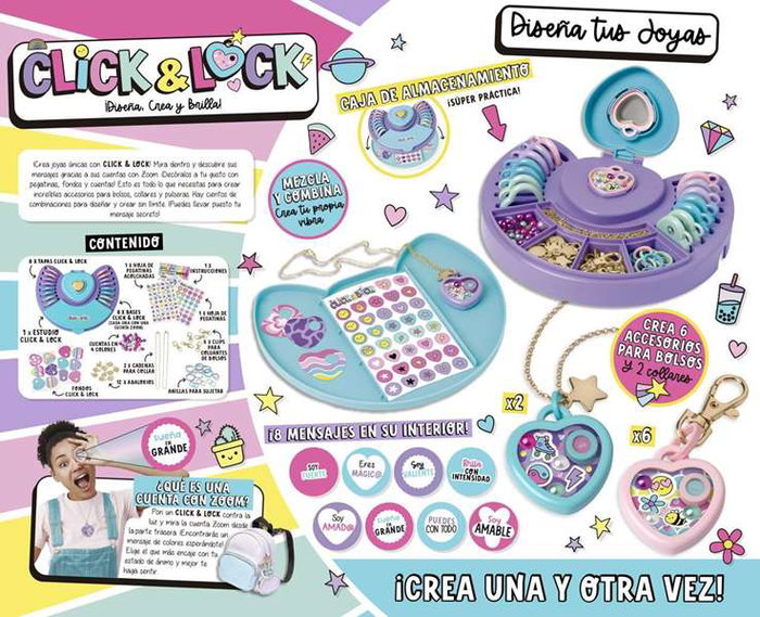 Bizak Estudio Diseña Tus Joyas – Coffret création bijoux personnalisés, espagnol, dès 6 ans Bizak Estudio Diseña Tus Joyas – Coffret création bijoux personnalisés, espagnol, dès 6 ans