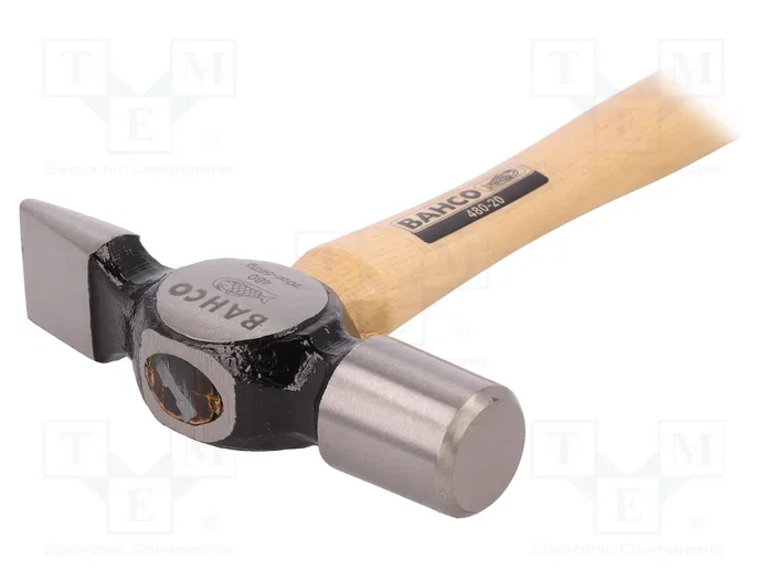 BAHCO Marteau Ferblantier en Acier avec Manche en Noyer