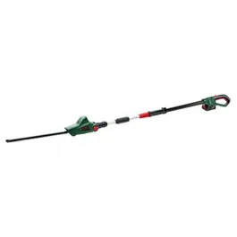 Bosch UniversalHedgePole 18 - Taille-haies sans fil télescopique avec perche, tête pivotante, longueur de lame 43 cm, batterie 18V 2.5Ah et chargeur