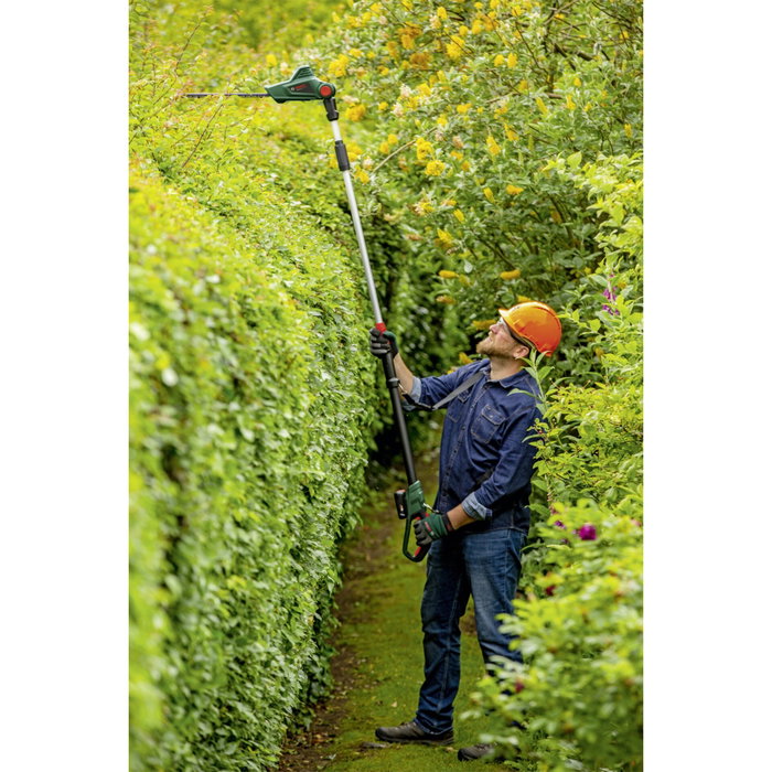 Bosch UniversalHedgePole 18 Taille-Haies sans fil télescopique (1 Batterie 18 V 2,5 Ah, Chargeur, Lame 43 cm)