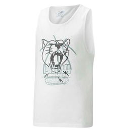 t-shirt de basket Puma Blanc
