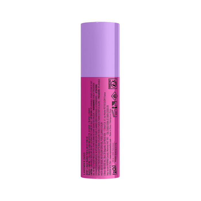 NYX Professional Makeup - Les Simpsons Juicy Blush - Blush Liquide - Teinte Lavender Sass - 8 ml - Edition Limitée