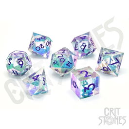 Glassstaff CritStones Liquid Core Fantasia Fluid Electroplated (7 dés)