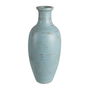 Vase Turquoise Terre cuite 28 x 30 x 67 cm