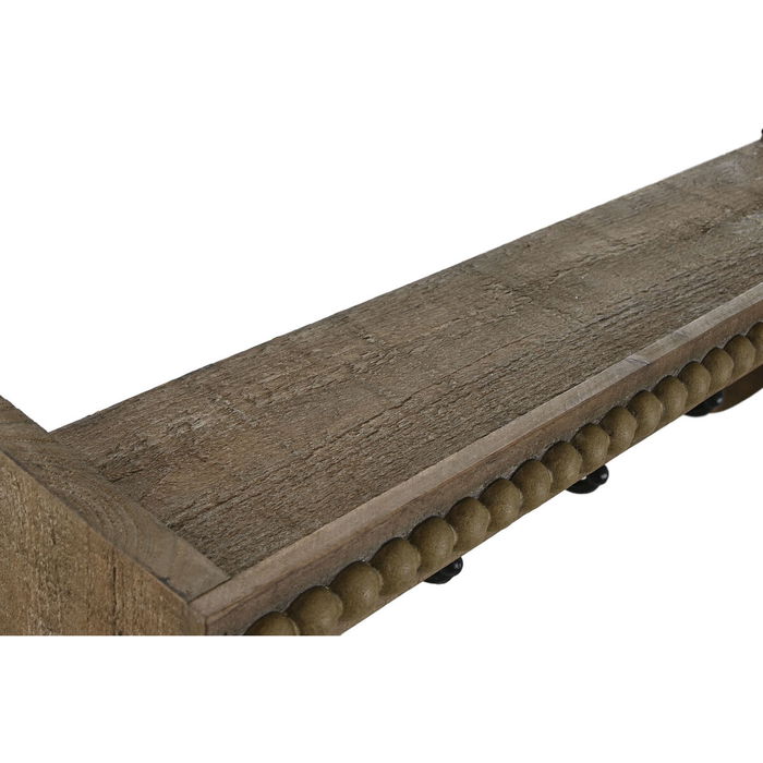 Portemanteau Home ESPRIT Marron Noir Bois Métal 67 x 17 x 27 cm