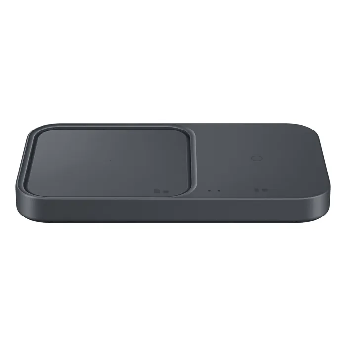 Samsung - Support de charge sans fil duo rapide 15W - Pad à induction noir - Sans adaptateur secteur inclus - Conçu pour téléphones compatibles Qi