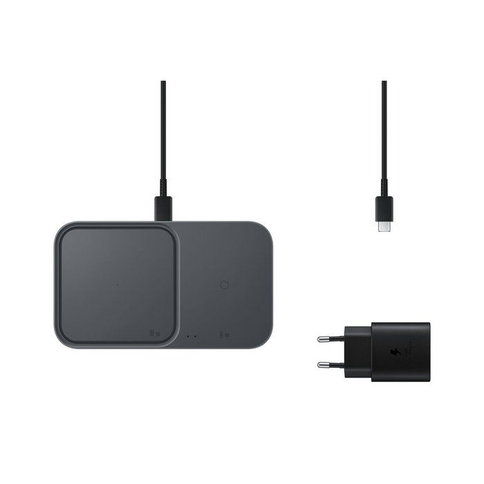 Samsung Chargeur duo sans fil rapide 15W EP-P5400 Noir Samsung Chargeur duo sans fil rapide 15W EP-P5400 Noir