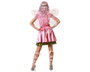 BigBuy Carnival Déguisement Fée Rose avec Robe Brillante et Ailes - Taille M/L