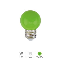GSC Evolution Ampoule LED sphérique 1W E27 Verte
