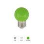 GSC Evolution Ampoule LED sphérique 1W E27 Verte