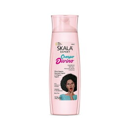 Skala Champú Crespo Divino - Shampoing vegan 325 ml pour cheveux en transition, bouclés ou afro