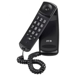 SPC Téléphone Fixe Original Lite 2 - Compact à Touches Larges, Mémoires Indirectes, Blanc ou Noir