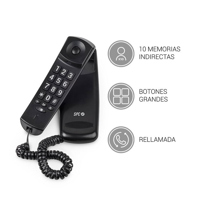 Téléphone fixe SPC 3610N Noir
