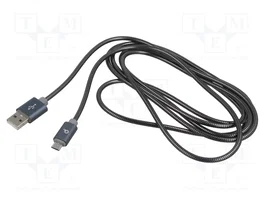 GEMBIRD Cablexpert Câble USB 2.0 de 2m (USB A vers Micro USB B)