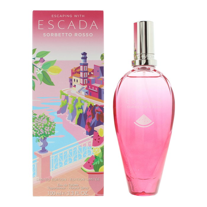 Escada Sorbetto Rosso Limited Edition Eau de Toilette pour femmes 100 ml Escada Sorbetto Rosso Limited Edition Eau de Toilette pour femmes 100 ml