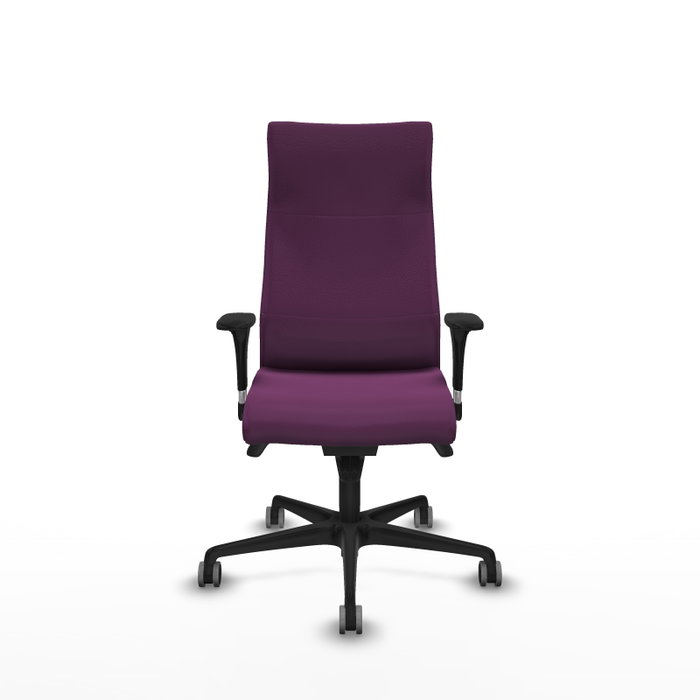 Piqueras Y Crespo Fauteuil Albacete, Similicuir Violet, Mécanisme Synchro