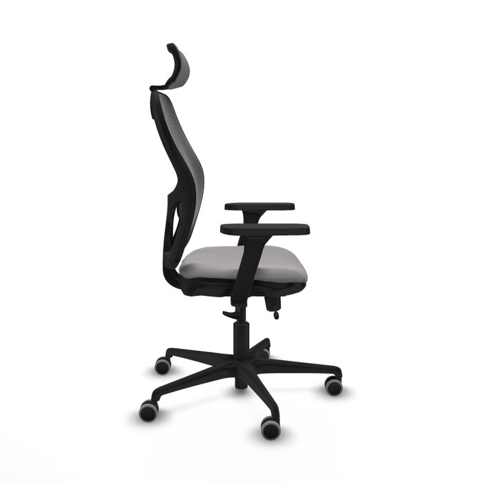 Piqueras Y Crespo Chaise de bureau Jorquera, Sincro/Traslack, Gris/Noir Piqueras Y Crespo Chaise de bureau Jorquera, Sincro/Traslack, Gris/Noir