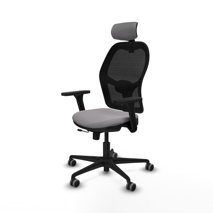 Piqueras Y Crespo Chaise de bureau Jorquera, Sincro/Traslack, Gris/Noir Piqueras Y Crespo Chaise de bureau Jorquera, Sincro/Traslack, Gris/Noir