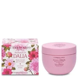 L'ERBOLARIO Matices Dalia Crème Exfoliante Corporelle 150ml - Exfoliant Naturel aux Microgranules de Grenat et Olive