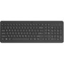 HP 220 Clavier sans fil 2.4 GHz avec pavé numérique et touches chiclet - Clavier français AZERTY - Autonomie 16 mois