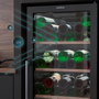 Cecotec GrandSommelier 98000 Cave à vin, 98 bouteilles, Noir