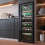 Cecotec GrandSommelier 98000 Cave à vin, 98 bouteilles, Noir
