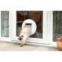 Sureflap Grande chatière électronique à puce pour chat et petit chien - Blanc - 178 mm x 170 mm - Mémoire 32 puces