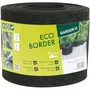 Garden ID Eco Border - Bordure de jardin en caoutchouc recyclé 5 m x 13 cm - Indestructible, flexible pour pose droite ou courbée