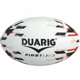 Duarig Ballon de rugby Firstline Noir et rouge T5