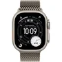 Apple Watch Ultra 3 GPS + Cellular 49 mm - Boîtier et Bracelet Milanese Loop en Titane Naturel - Taille Large