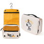ERIK - Nécessaire de voyage Snoopy, multicompartiments, 100% polyester imperméable avec fermetures à glissière et anse