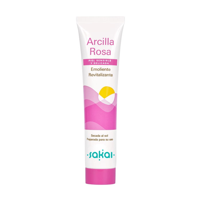 Sakai Argile Rose Tubo 100ml Peau sensible avec Silicium et Oxyde de Fer Sakai Argile Rose Tubo 100ml Peau sensible avec Silicium et Oxyde de Fer