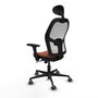 Piqueras y Crespo Chaise de Bureau Jorquera 3D036G1 Blanc Marron
