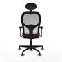 Piqueras y Crespo Chaise de Bureau Jorquera 3D036G1 Blanc Marron