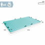Matelas Gonflable Intex Water Lounge 310 x 183 cm Blanc Turquoise