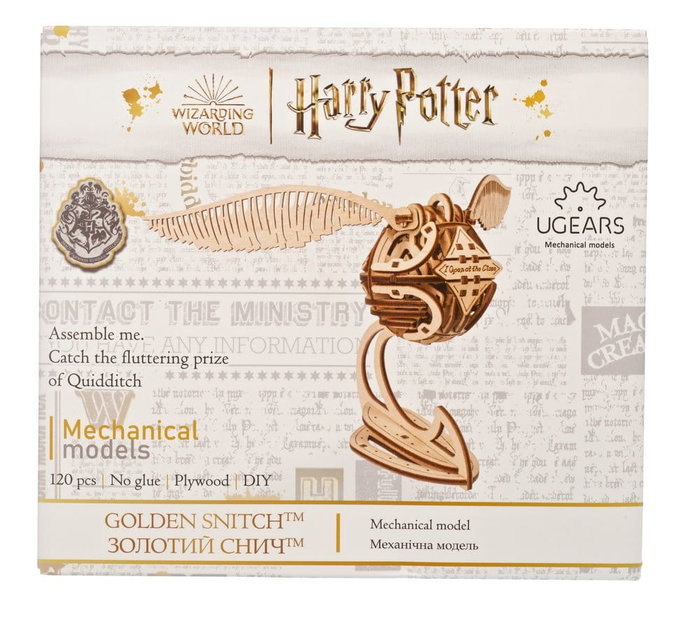 Ugears Maquette en bois Vif d'or Harry Potter Ugears Maquette en bois Vif d'or Harry Potter